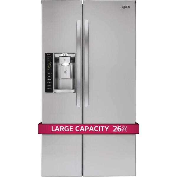 Have a question about LG 26.2 cu. ft. Side by Side Refrigerator