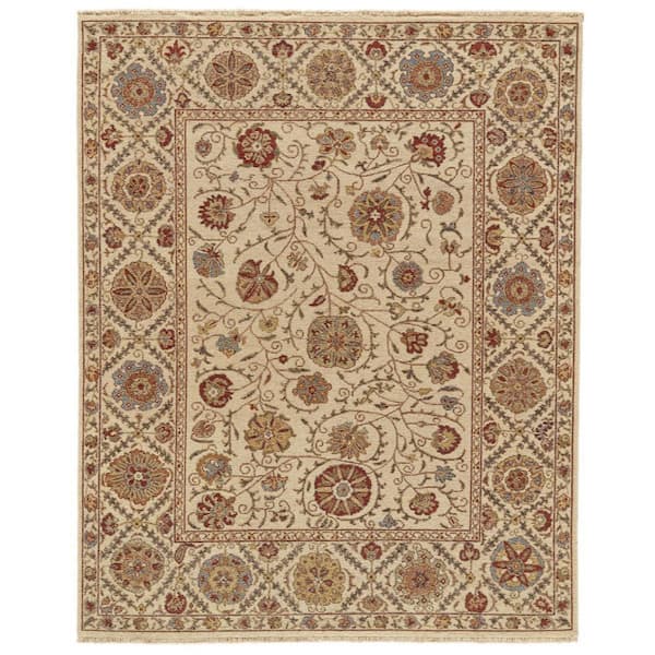 4 X 6 Gold Oriental Area Rug