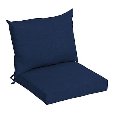 21 X Outdoor Chair Cushions The Home Depot - Navy And White Patio Chair Cushions