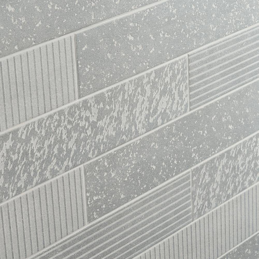 Lannister Matte Gray Porcelain Rectangular Subway Tile