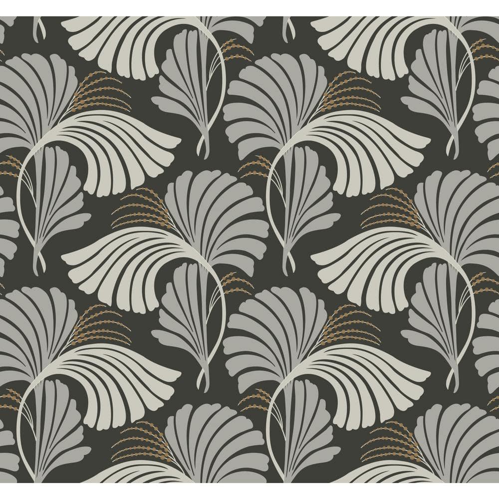 York Wallcoverings Dancing Leaves Unpasted Wallpaper (Covers 60.75 sq ...