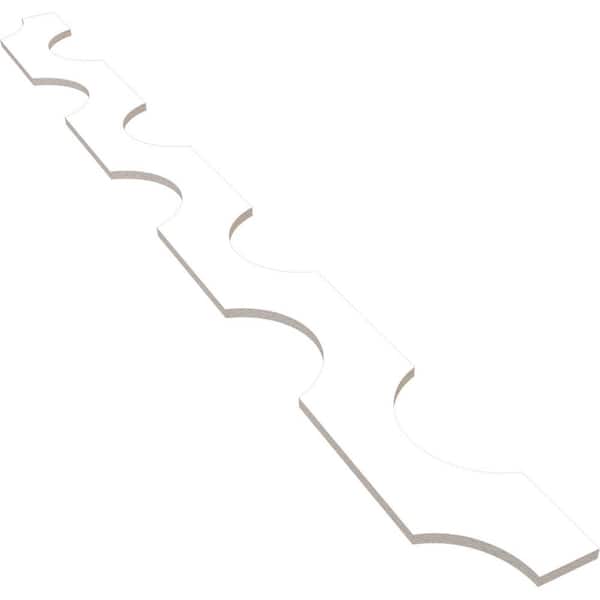 Ekena Millwork Pomeroy 47 in. H x 0.375 in. W Slatwall Panels in PVC 12-Pack