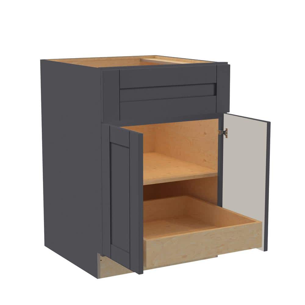 Washington 27 in. W x 24 in. D x 34.5 in. H Assembled Plywood Base Kitchen 