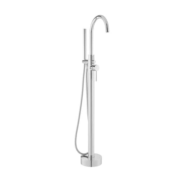 Swiss Madison Single-Handle Ivy Freestanding Bathtub Faucet in Chrome