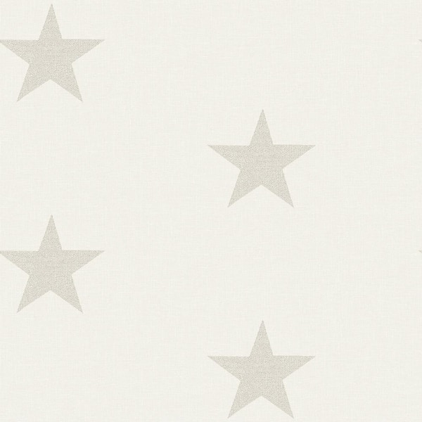 Chesapeake McGraw Grey Stars Grey Wallpaper Sample