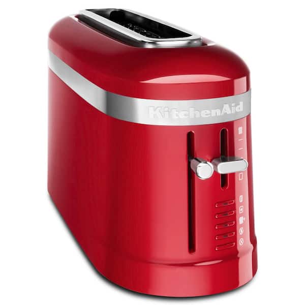 KitchenAid 2-Slice Empire Red Long Slot Toaster with High-Lift