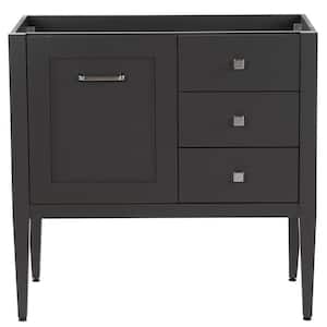 Hensley 36 in. W x 22 in. D x 34 in. H Bath Vanity Cabinet without Top in Shale Gray