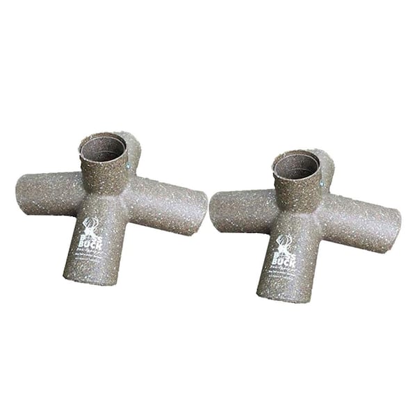BOSS BUCK Hunting Game Deer Food Feeder with 4 8 in. Feed Ports (2-Pack)