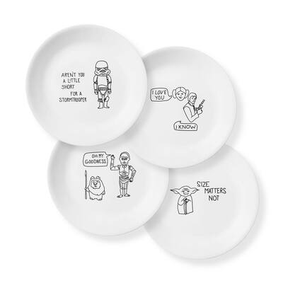 8.5 in. Star Wars Salad/Lunch Plates (Set of 4)
