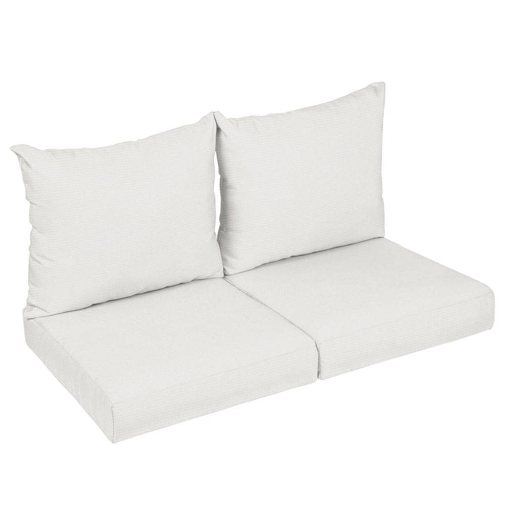 25 x 23 x 5 (4-Piece) Deep Seating Outdoor Loveseat Cushion in ETC Natural price history on PriceWatchPro