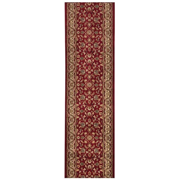 Marash Red 26 in. W x 288 in. L Stair Runner Rug (Covers 52 sq. ft.)