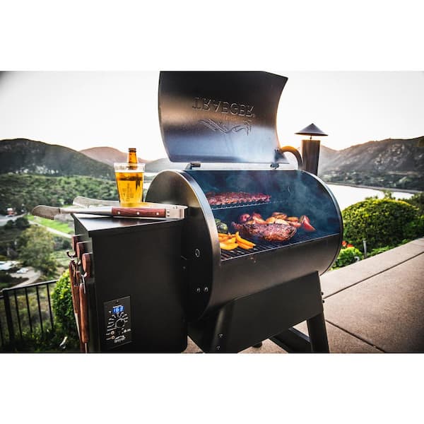 Pro Series 22-Pellet Grill and Smoker in Bronze