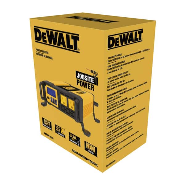 DEWALT 140-Watt Portable Car Power Inverter with Dual USB Ports DXAEPI140 -  The Home Depot