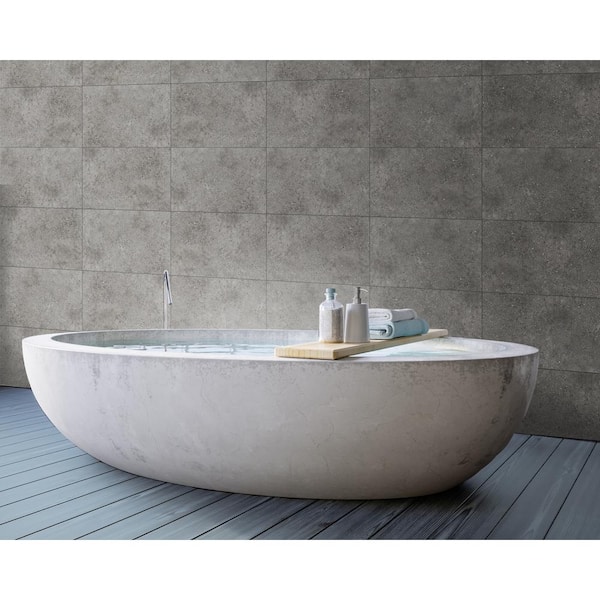 Grey Multi tile PVC Cladding Panels Bathroom Shower Wall & Trims 8MM