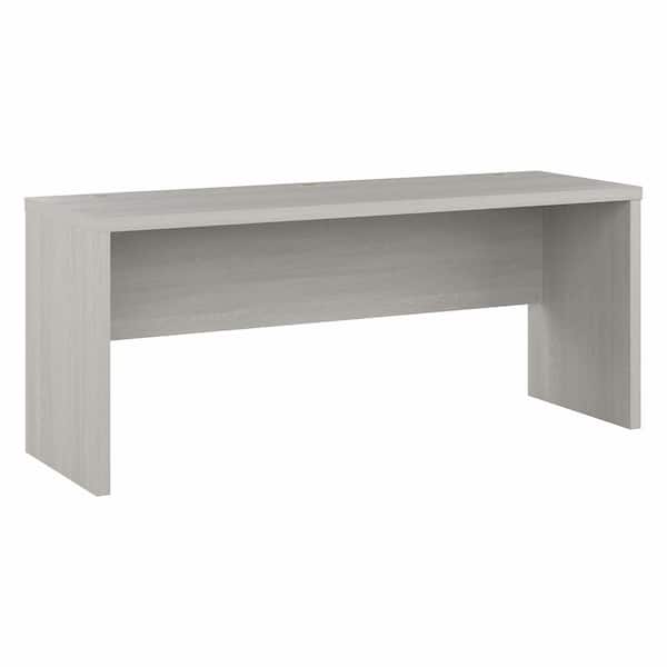 Bush Furniture Echo 71.97 in. Rectangular Gray Sand Desk