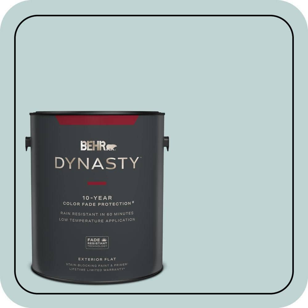 1 gal. #500E-3 Rain Washed Flat Exterior Stain-Blocking Paint & Primer price history on PriceWatchPro