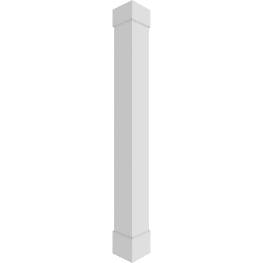 11-5/8 in. x 8 ft. Premium Square Non-Tapered Smooth PVC Column Wrap Kit Standard Capital and Base price history on PriceWatchPro