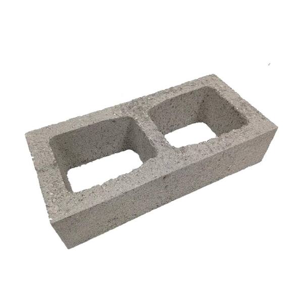 8 In X 4 In X 16 In Concrete Half High Concrete Block Bc048 The Home Depot 0034