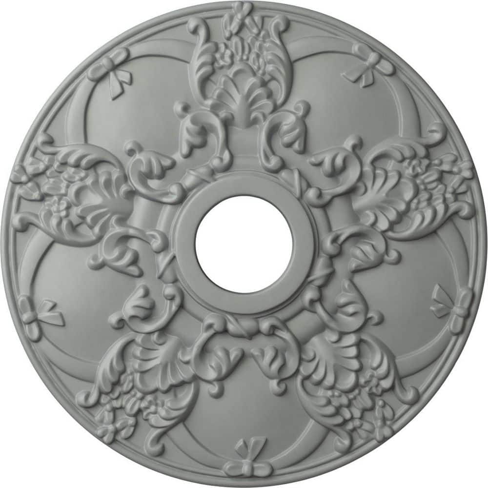 18" Primed White Urethane Decorative Ceiling Medallion