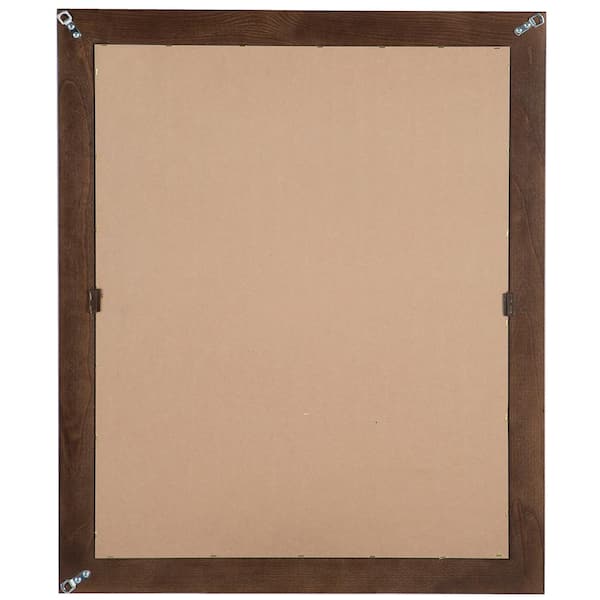 Glensford 26 in. x 31 in. Single Framed Wall Mirror in Butterscotch Glensford 26 in. x 31 in. Single Framed Wall Mirror in Butterscotch