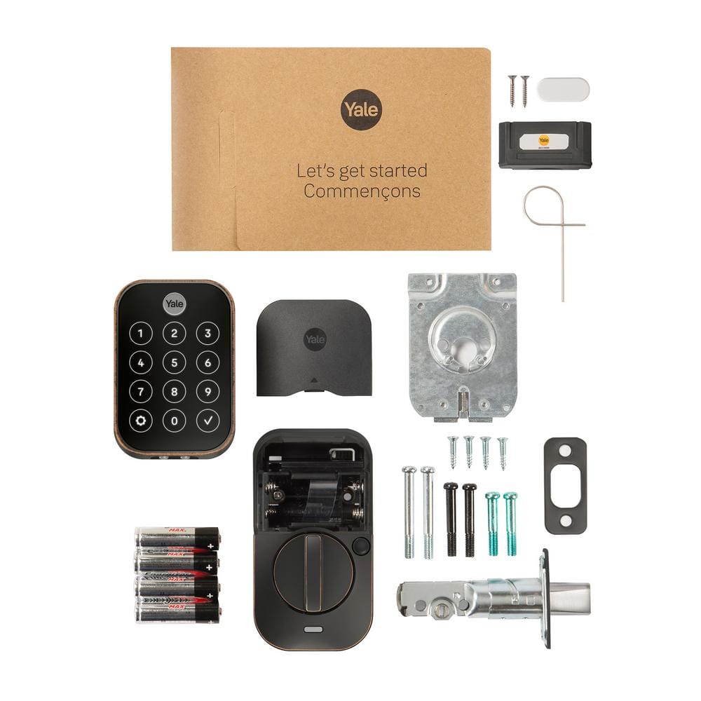 Oil Rubbed Bronze Wi-Fi Smart Door Lock with Keypad