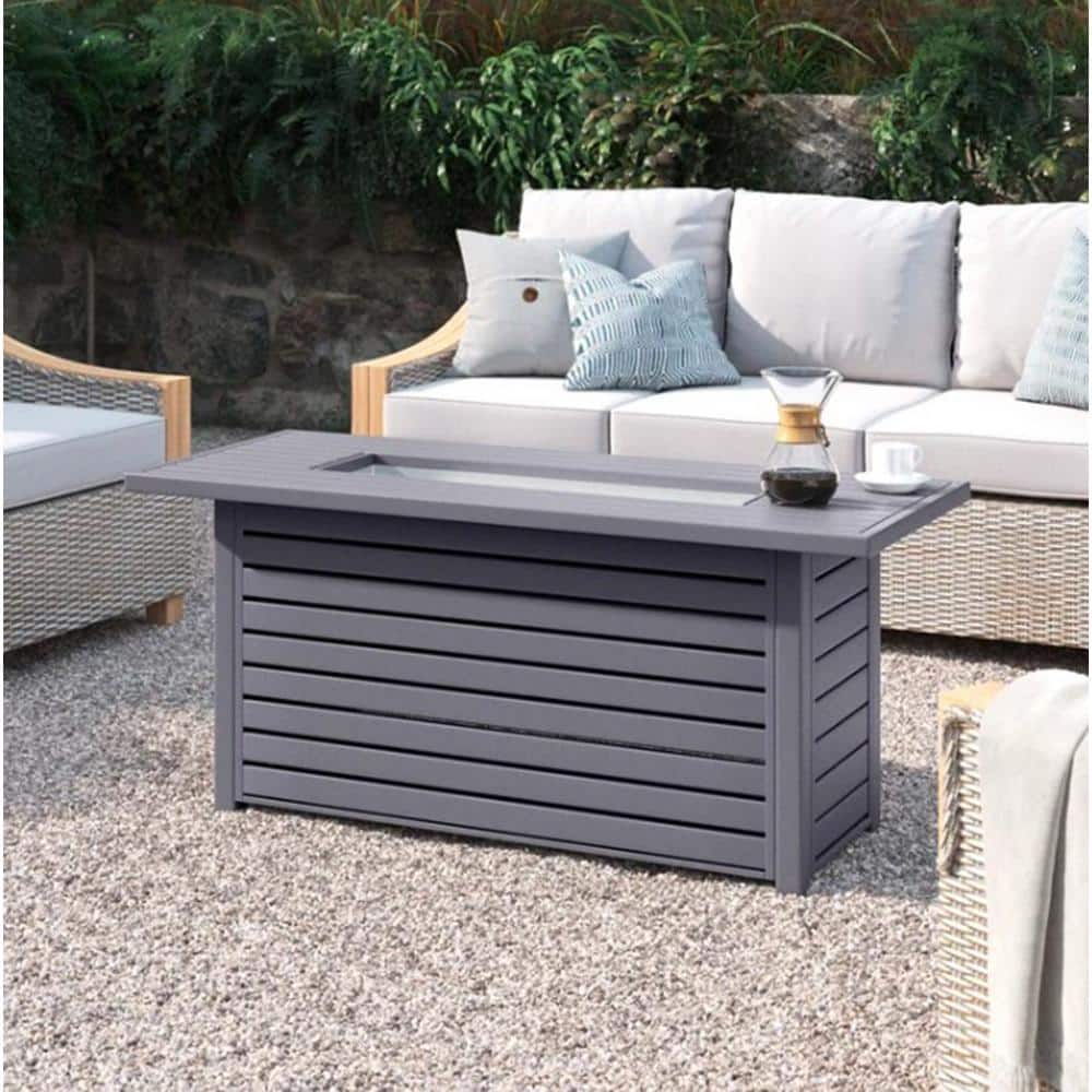 42 in. L x 20 in. W Outdoor Patio Covered Steel Propane/Natural Gas Outdoor