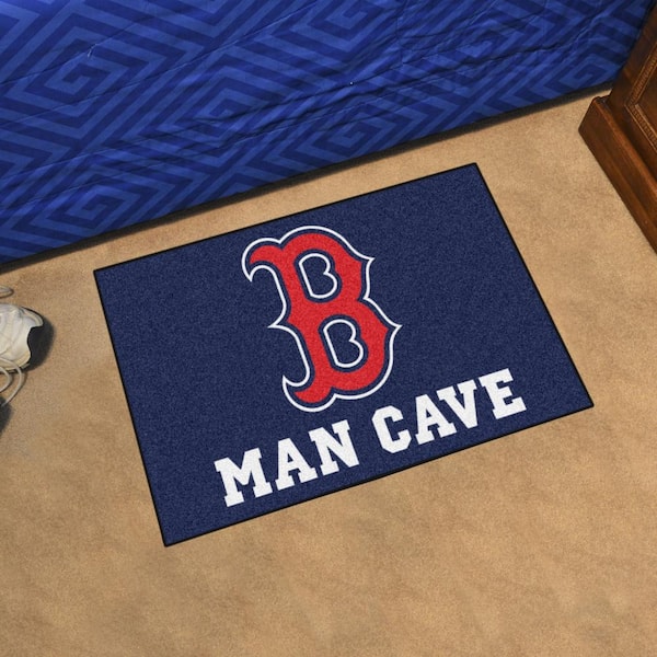 MLB - Boston Red Sox 19 in. x 30 in. Indoor Man Cave Starter Area Rug
