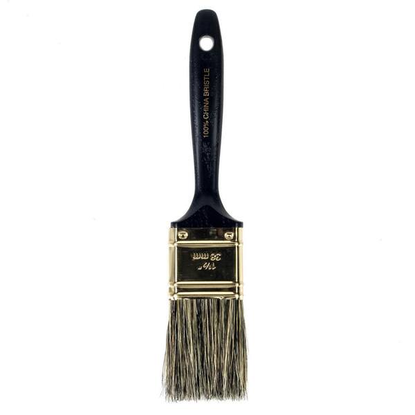 Industrial Quality Paint Brush Black China Bristle, 1