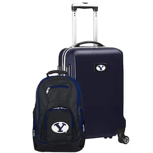 Brigham Young Cougars Deluxe 2-Piece Backpack and Carry on Set