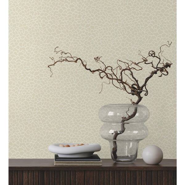Nadie Linen Beige Wallpaper