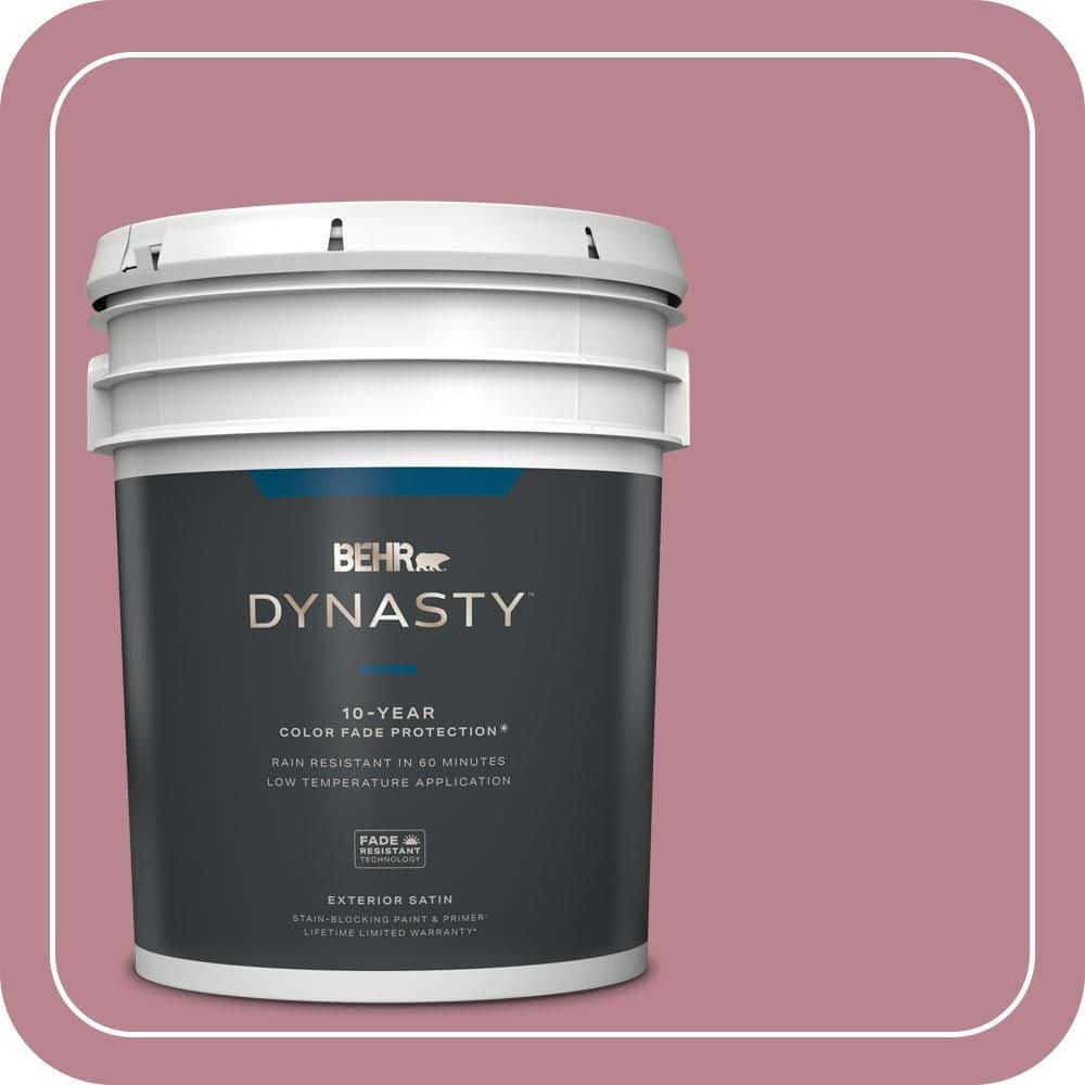 5 gal. #BIC-19 Berry Blush Satin Enamel Exterior Stain-Blocking Paint & Primer price history on PriceWatchPro