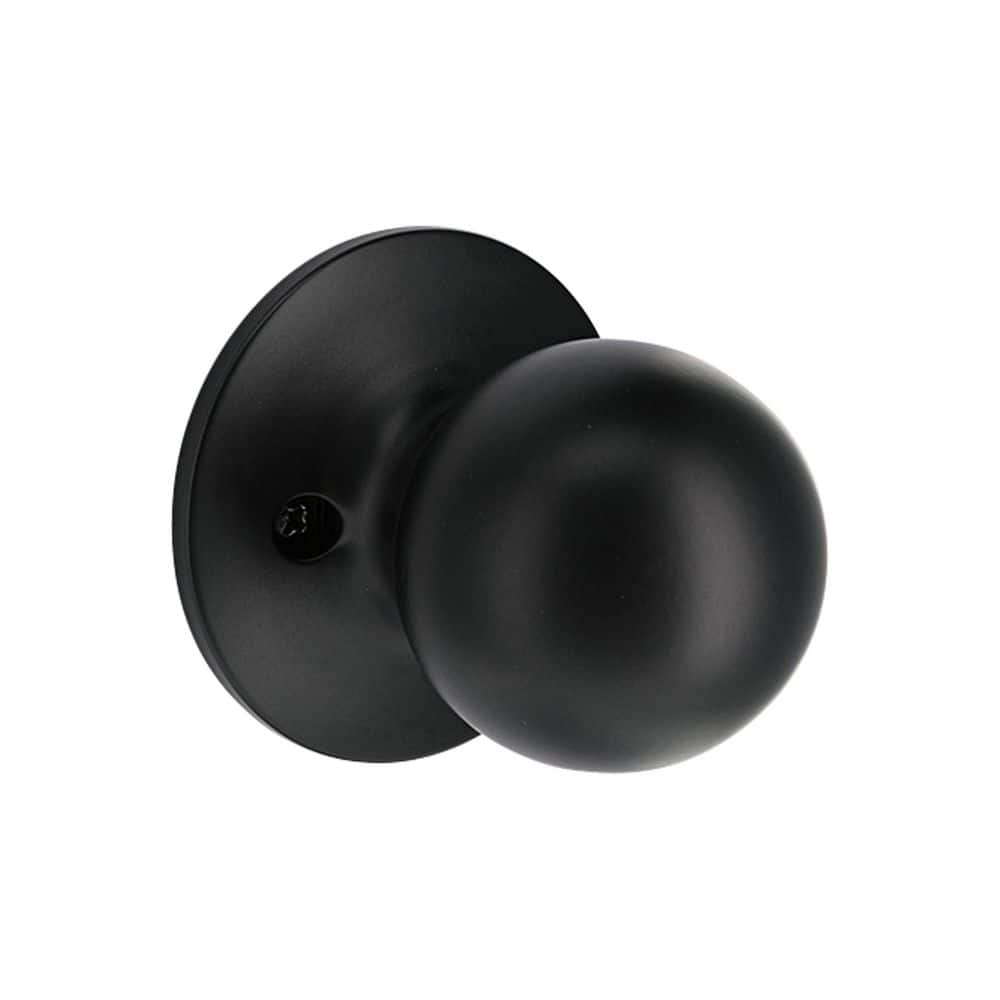 Saturn Matte Black Dummy Door Knob