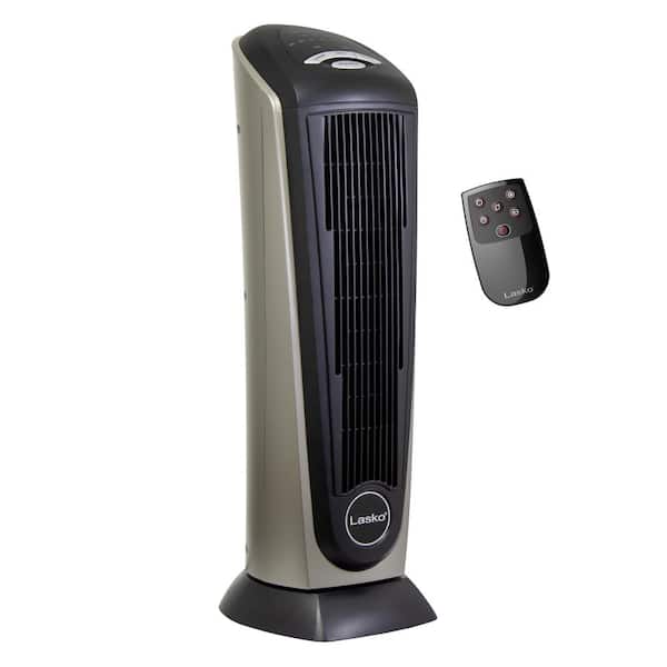 Lasko Tower 1500-Watt 21 in. Electric Ceramic Oscillating Tower Space Heater with Remote Control