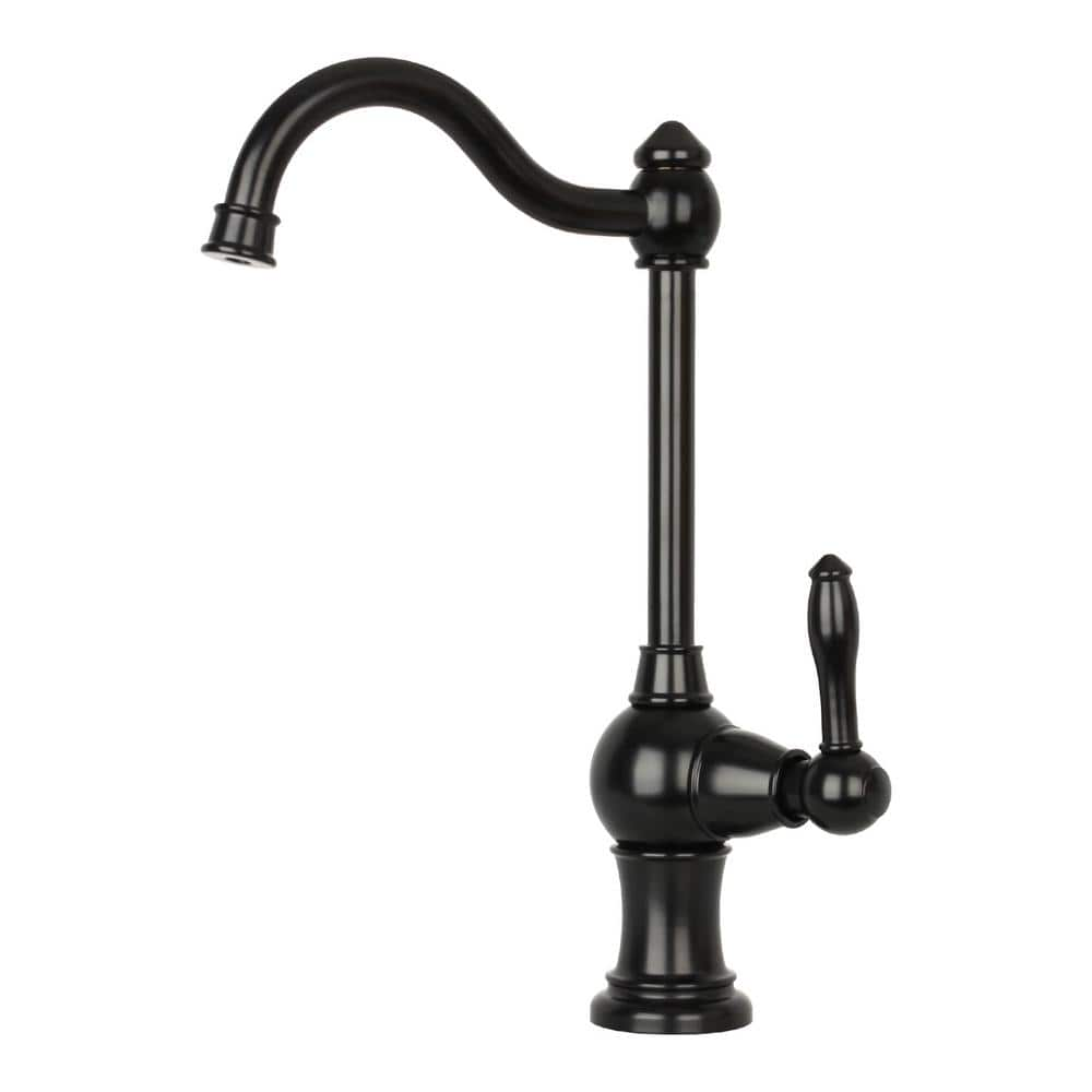 Akicon 1-Handle Matte Black Drinking Fountain Water Faucet