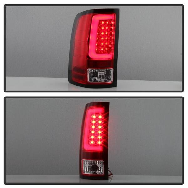 Dark Red Tail Lights For 07-13 Silverado 1500-3500HD & 07-14 Sierra 3500 HD – Locknight
