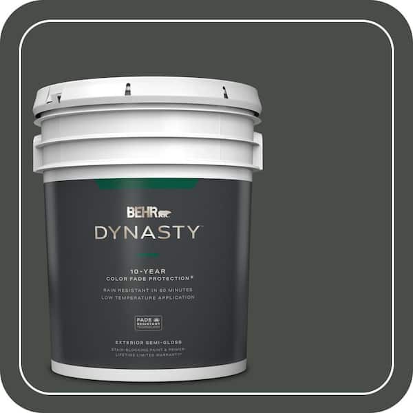 BEHR DYNASTY 5 gal. #PPF-55 Forest Floor Semi-Gloss Exterior Stain-Blocking Paint & Primer