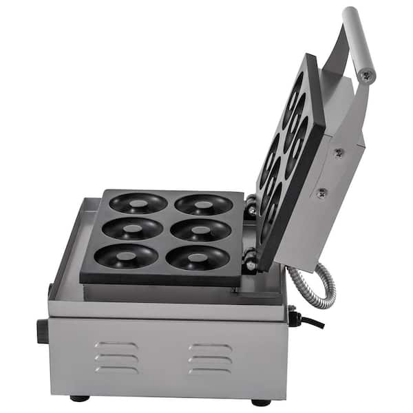 VEVOR Commercial Waffle Donuts Machine 6-Holes Double-Sided