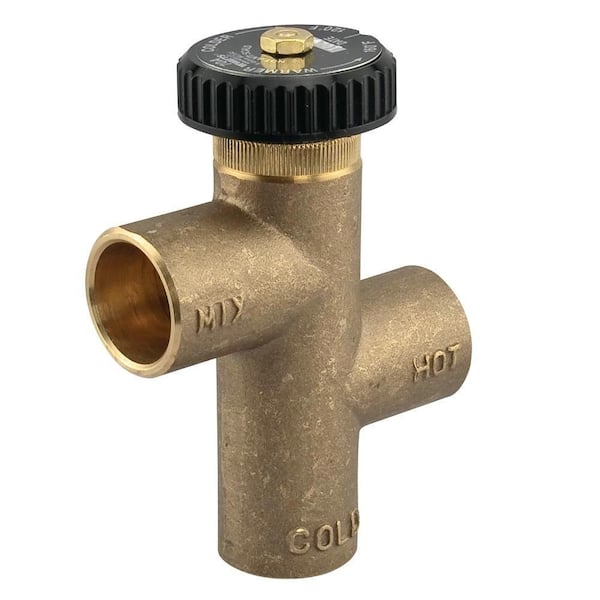 Unbranded 3/4 in. Lead-Free Brass Hot Water Extender Tempering Valve