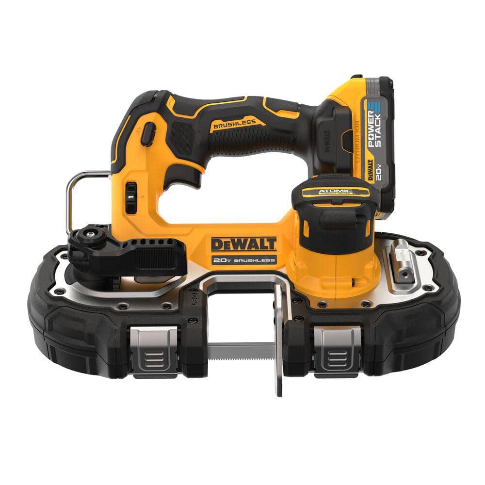 DEWALT ATOMIC 20V MAX Lithium-Ion Cordless 1-1/4 in. Bandsaw Kit with 1.7 Ah Battery and Charger (DCS377E1)