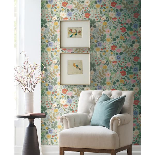 Strawberry Fields Unpasted Wallpaper (Covers 60.75 sq. ft.)