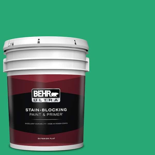 BEHR ULTRA 5 gal. #470B-5 Garden Medley Flat Exterior Paint & Primer