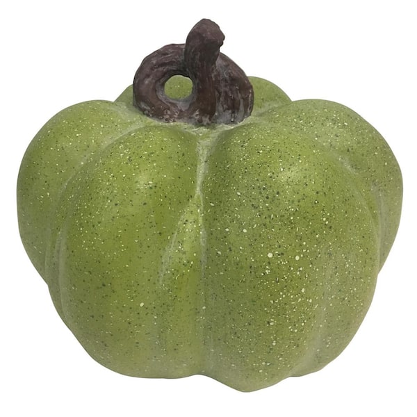 8.5 in. Harvest Pumpkin in Green