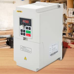 VFD 7.5KW 220-Volt 10HP, 1 or 3 Phase Input, 3 Phase Output Variable Frequency Drive AC 33A CNC Motor Inverter Converter