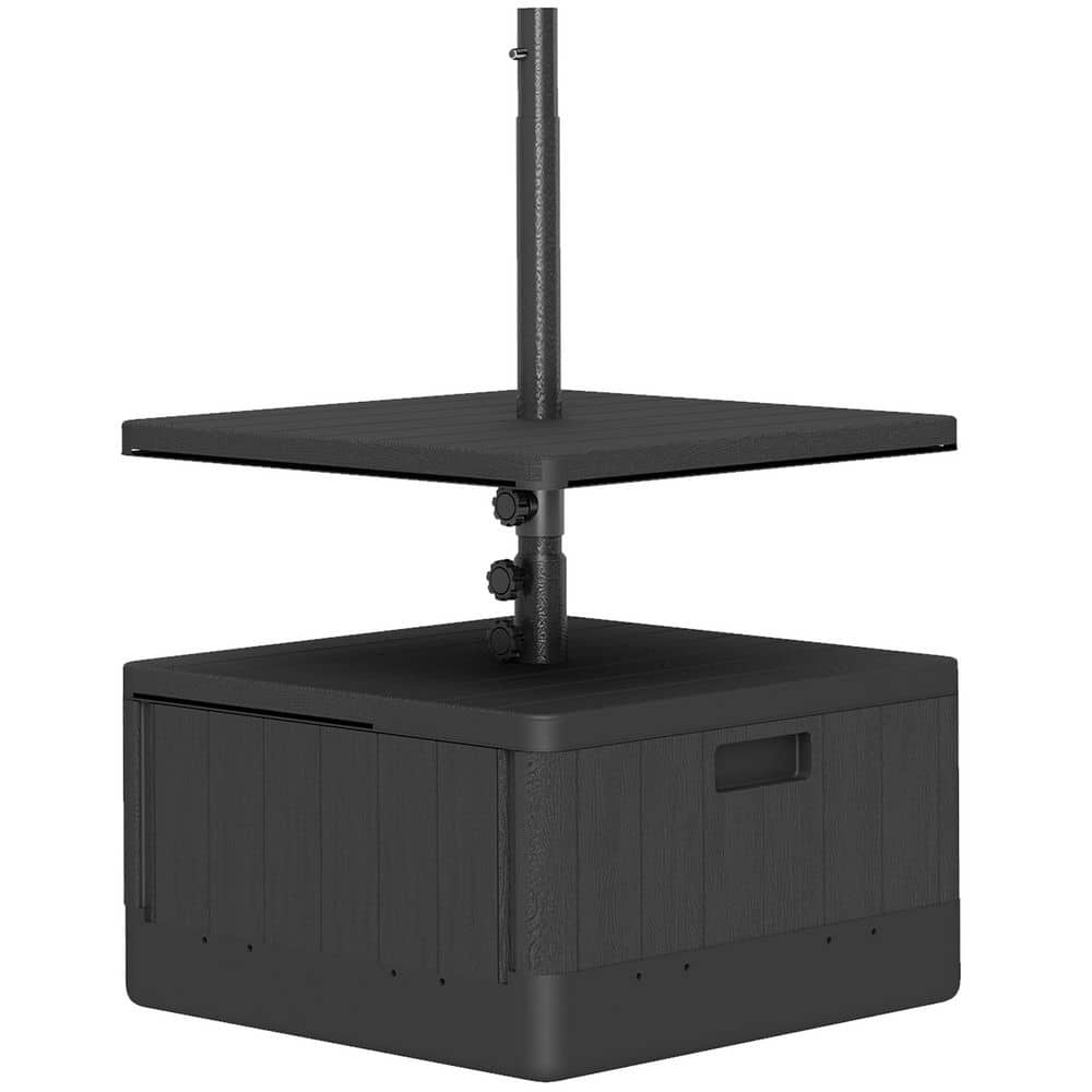 Outdoor Umbrella Stand Base, 176 lbs. with Stand Filling, HDPE, Metal Patio