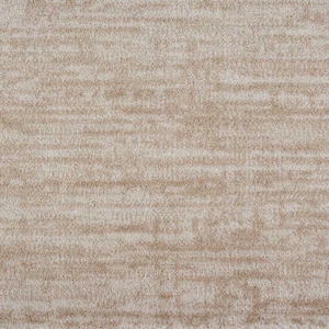 Essence - Buff - Brown 13.2 ft. 47.19 oz. Polyester Pattern Installed Carpet