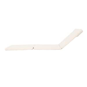 Caesar Cream Outdoor Chaise Lounge Cushion (2-Pack)