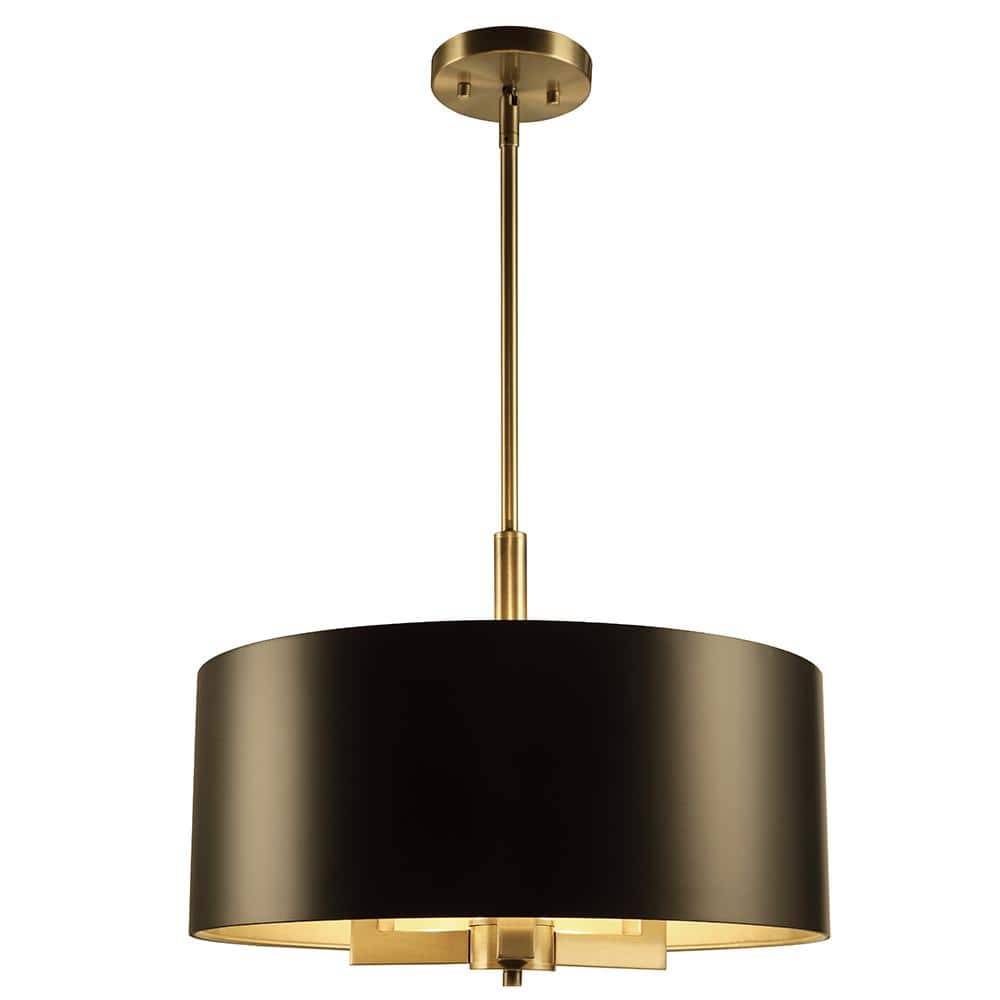 DSI Hamilton Collection 3-Light Black and Gold Pendant 17858 - The Home ...