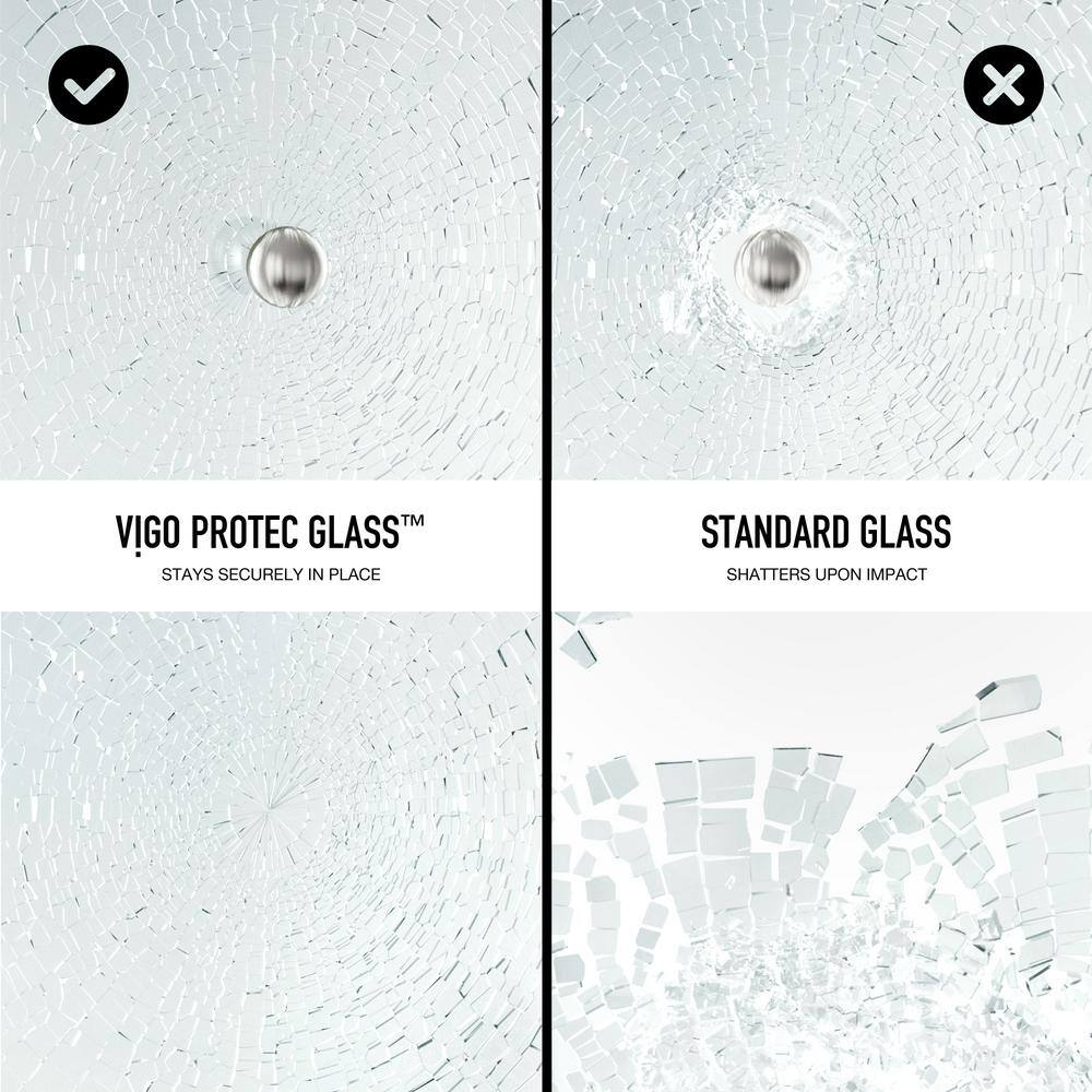 Elan 56-60" Frameless Sliding Shower Door with Stainless Steel Finish