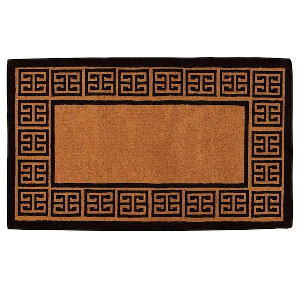 Chunky Weave Performance Black Indoor/Outdoor Doormat 24x36' +