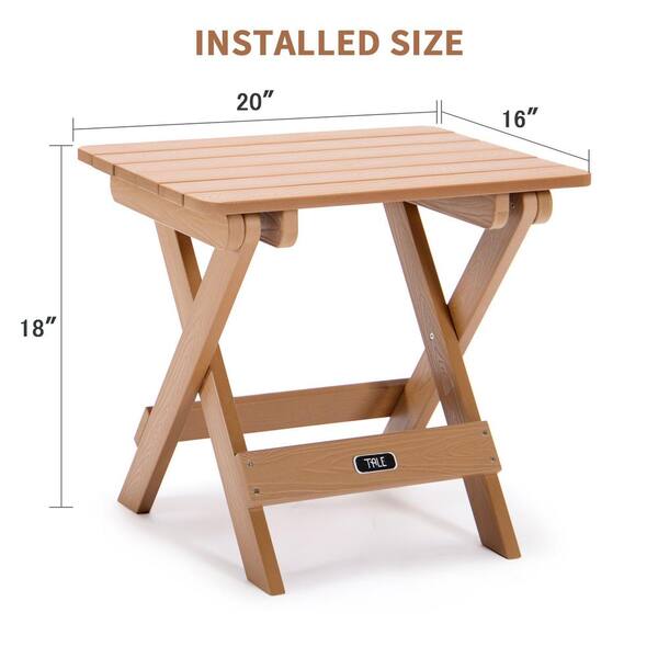 Portable Folding Side Table Square Plastic Wood Table Portable Folding Side Table Square Plastic Wood Table